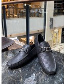 LOUIS VUITTON MONTE CARLO MOCCASINS IN DAMIER GRAPHITE