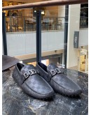 LOUIS VUITTON MONTE CARLO MOCCASINS IN DAMIER GRAPHITE