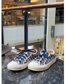 CHRISTIAN DIOR WALK’N’DIOR SNEAKERS IN BLUE DIOR OBLIQUE EMBROIDERED CANVAS