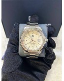 TAG HEUER AQUARACER REF WAY1111 WHITE DIAL 40.5MM QUARTZ WATCH