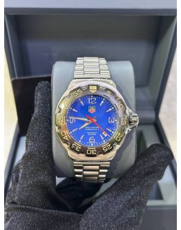 TAG HEUER FORMULA 1 REF WAC1112 BLUE DIAL 41MM QUARTZ WATCH