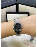 GUCCI G-TIMELESS LADY REF YA126573 BLACK DIAL 29MM QUARTZ WATCH