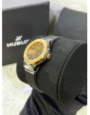HUBLOT CLASSIC FUSION LADY 18K 750 ROSE GOLD CERAMIC 33MM QUARTZ WATCH