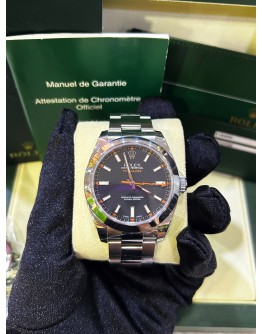 ROLEX MILGAUSS REF 116400 ORANGE DISK DIAL 40MM AUTOMATIC WATCH