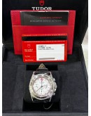TUDOR CLASSIC FACTORY DIAMOND PANDA DIAL REF 20310 41MM AUTOMATIC WATCH