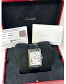 CARTIER TANK MUST XL REF WSTA0040 WHITE DIAL 41MM X 31MM AUTOMATIC WATCH