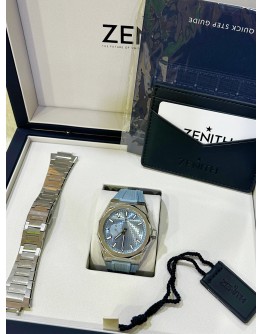 ZENITH DEFY SKYLINE LIMITED EDITION REF 03.9300.3620/15.I001 ICE BLUE DIAL 41MM AUTOMATIC WATCH