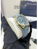 ZENITH DEFY SKYLINE LIMITED EDITION REF 03.9300.3620/15.I001 ICE BLUE DIAL 41MM AUTOMATIC WATCH