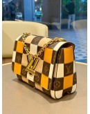 LOUIS VUITTON TWIST MM IN DAMIER CHECK MONOGRAM CANVAS & LEATHER  