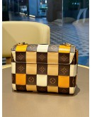 LOUIS VUITTON TWIST MM IN DAMIER CHECK MONOGRAM CANVAS & LEATHER  