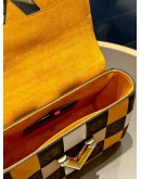 LOUIS VUITTON TWIST MM IN DAMIER CHECK MONOGRAM CANVAS & LEATHER  