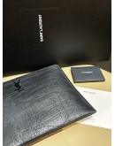 YSL YVES SAINT LAURENT CASSANDRA DOCUMENT CLUTCH  