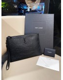 YSL YVES SAINT LAURENT CASSANDRA DOCUMENT CLUTCH  