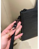 YSL YVES SAINT LAURENT CASSANDRA DOCUMENT CLUTCH  