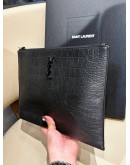 YSL YVES SAINT LAURENT CASSANDRA DOCUMENT CLUTCH  
