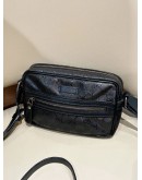 GUCCI BLACK GG IMPRIME CROSSBODY BAG
