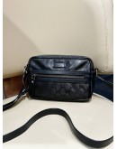 GUCCI BLACK GG IMPRIME CROSSBODY BAG