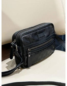 GUCCI BLACK GG IMPRIME CROSSBODY BAG