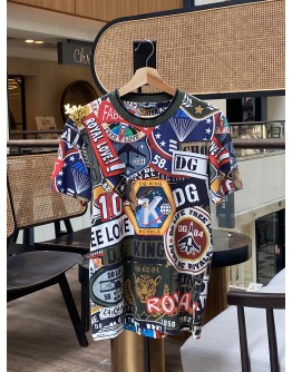 DOLCE & GABBANA MULTI-COLOR T SHIRT 