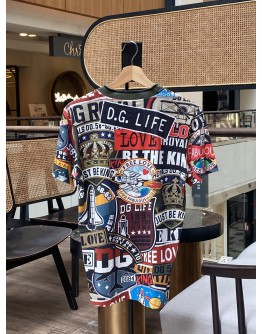 DOLCE & GABBANA MULTI-COLOR T SHIRT 