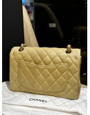 CHANEL CLASSIC SMALL FLAP IN PASTEL YELLOW CAVIAR LEATHER & LIGHT GOLD HARDWARE