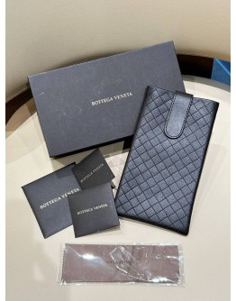 BOTTEGA VENETA SUNGLASSES CASE POUCH INTRECIATTO LEATHER