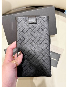 BOTTEGA VENETA SUNGLASSES CASE POUCH INTRECIATTO LEATHER