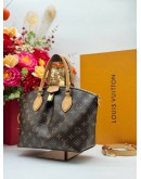 2023 LOUIS VUITTON BOETIE PM TOP HANDLE & SHOULDER BAG IN BROWN MONOGRAM CANVAS 