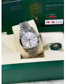 ROLEX DATEJUST 41 SILVER DIAL JUBILEE BRACELET STAINLESS STEEL 41MM AUTOMATIC WATCH