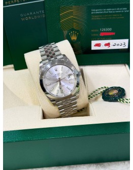 ROLEX DATEJUST 41 SILVER DIAL JUBILEE BRACELET STAINLESS STEEL 41MM AUTOMATIC WATCH