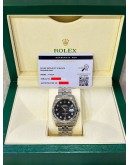 ROLEX DATEJUST 36 REF 116234 BLACK DIAMOND DIAL 36MM AUTOMATIC WATCH