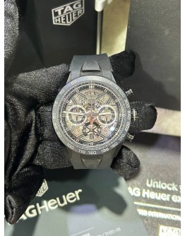 TAG HEUER CARRERA CHRONOGRAPH EXTREME SPORT REF CBU2080 SKELETON DIAL 44MM AUTOMATIC WATCH