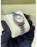 ROLEX LADY DATEJUST DIAMOND JUBILEE REF 179174 SILVER DIAL 26MM AUTOMATIC WATCH