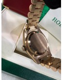 ROLEX LADY DATEJUST REF 179175 FULL 18K 750 YELLOW GOLD WITH DIAMONDS & CHAMPAGNE DIAL 26MM AUTOMATIC WATCH
