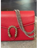 GUCCI DIONYSUS GG SUPREME CANVAS CROSSBODY CHAIN BAG