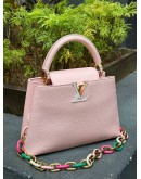 LOUIS VUITTON JASMINE CAPUCINE TOP HANDLE HANDBAG