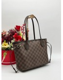 LOUIS VUITTON NEVERFULL PM IN BROWN MONOGRAM CANVAS