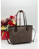 LOUIS VUITTON NEVERFULL PM IN BROWN MONOGRAM CANVAS