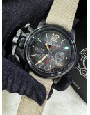 GRAHAM CHRONOFIGHTER VINTAGE AIRCRAFT GRADUAL DESERT GREY DIAL CERAMIC REF 2CVAV 44MM AUTOMATIC WATCH