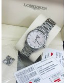 LONGINES MASTER COLLECTION REF L2.357.4.87.6 DIAMOND MOTHER OF PEARL DIAL 34MM AUTOMATIC WATCH