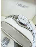 LONGINES MASTER COLLECTION REF L2.357.4.87.6 DIAMOND MOTHER OF PEARL DIAL 34MM AUTOMATIC WATCH