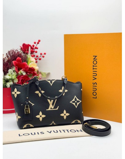 2024 LOUIS VUITTON PETIT PALAIS BAG IN BICOLOR MONOGRAM EMPREINTE LEATHER