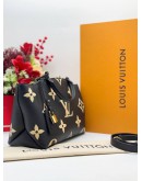2024 LOUIS VUITTON PETIT PALAIS BAG IN BICOLOR MONOGRAM EMPREINTE LEATHER