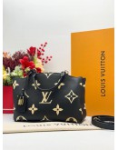 2024 LOUIS VUITTON PETIT PALAIS BAG IN BICOLOR MONOGRAM EMPREINTE LEATHER