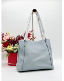 KATE SPADE HOBO SHOULDER BAG IN BABY BLUE PEBBLED LEATHER