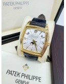 PATEK PHILLIPE GONDOLO REF 5135J ANNUAL CALENDAR MOON FACE 18K 750 YELLOW GOLD 38MM X 51MM AUTOMATIC WATCH