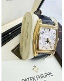 PATEK PHILLIPE GONDOLO REF 5135J ANNUAL CALENDAR MOON FACE 18K 750 YELLOW GOLD 38MM X 51MM AUTOMATIC WATCH