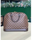 LOUIS VUITTON GM ALMA IN DAMIER EBENE CANVAS