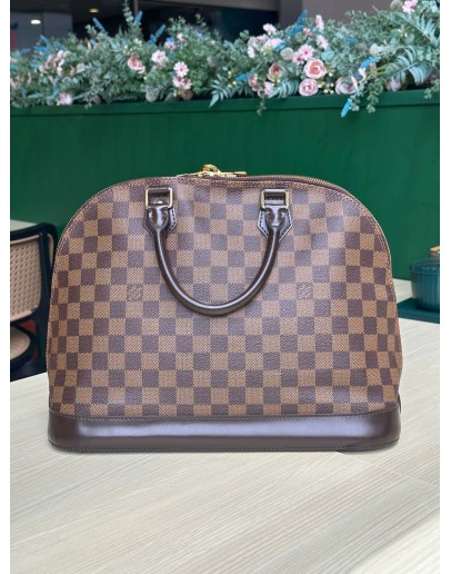 LOUIS VUITTON GM ALMA IN DAMIER EBENE CANVAS