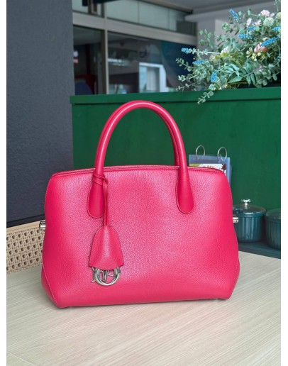 CHRISTIAN DIOR OPEN BAR ZIPPED HANDLE TOTE BAG